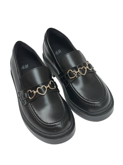 H&M Black Heart Chain Loafer EUR 30