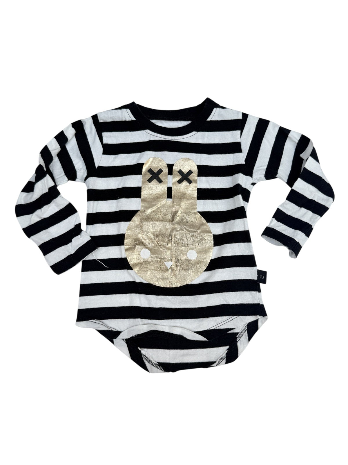 Huxbaby Stripe Bunny Long Sleeve Size 3