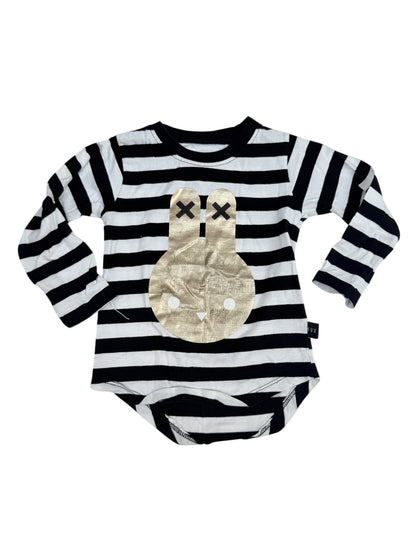 Huxbaby Stripe Bunny Long Sleeve Size 3