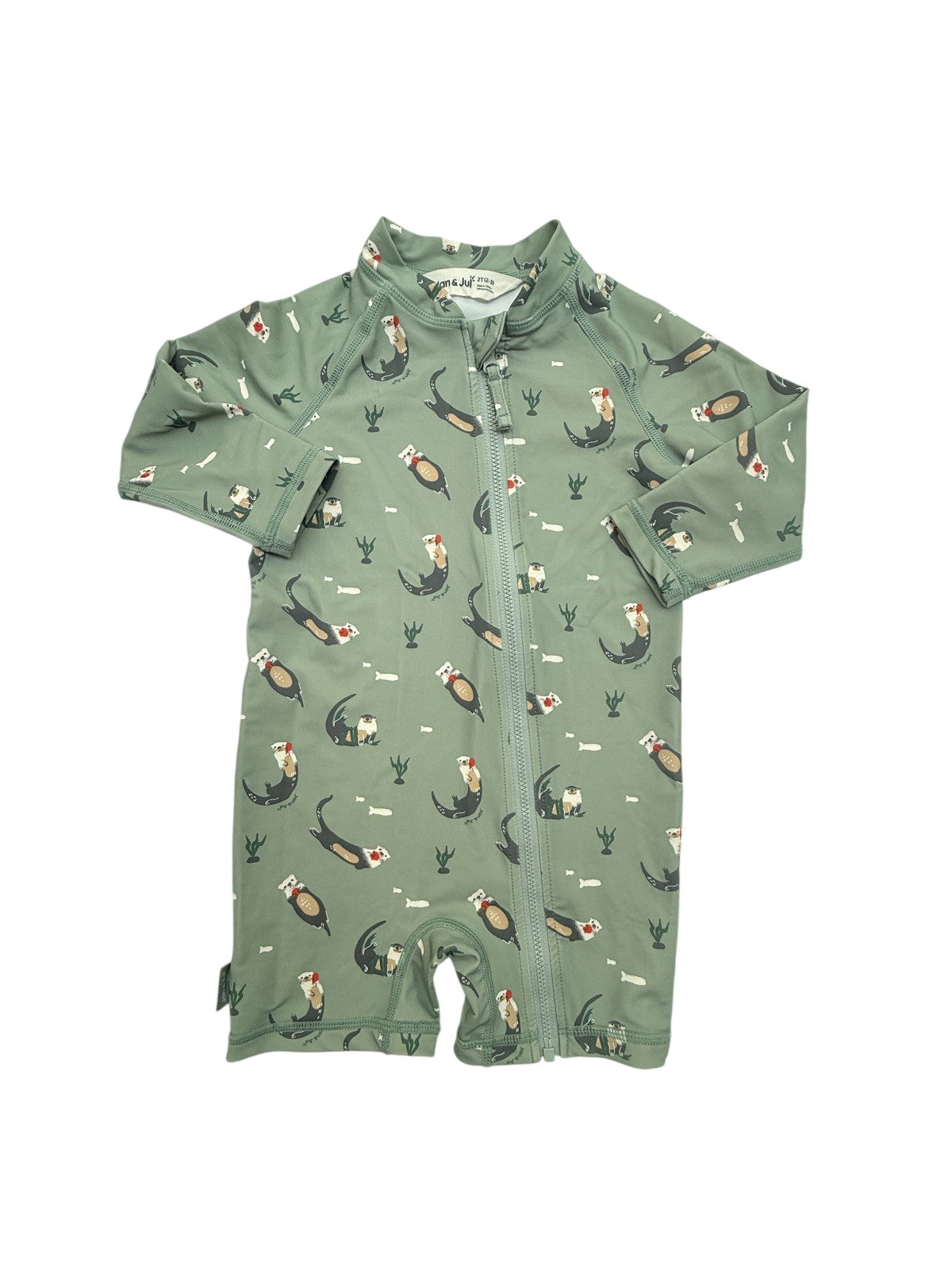 Jan & Jul Otter Print Swimsuit 2T