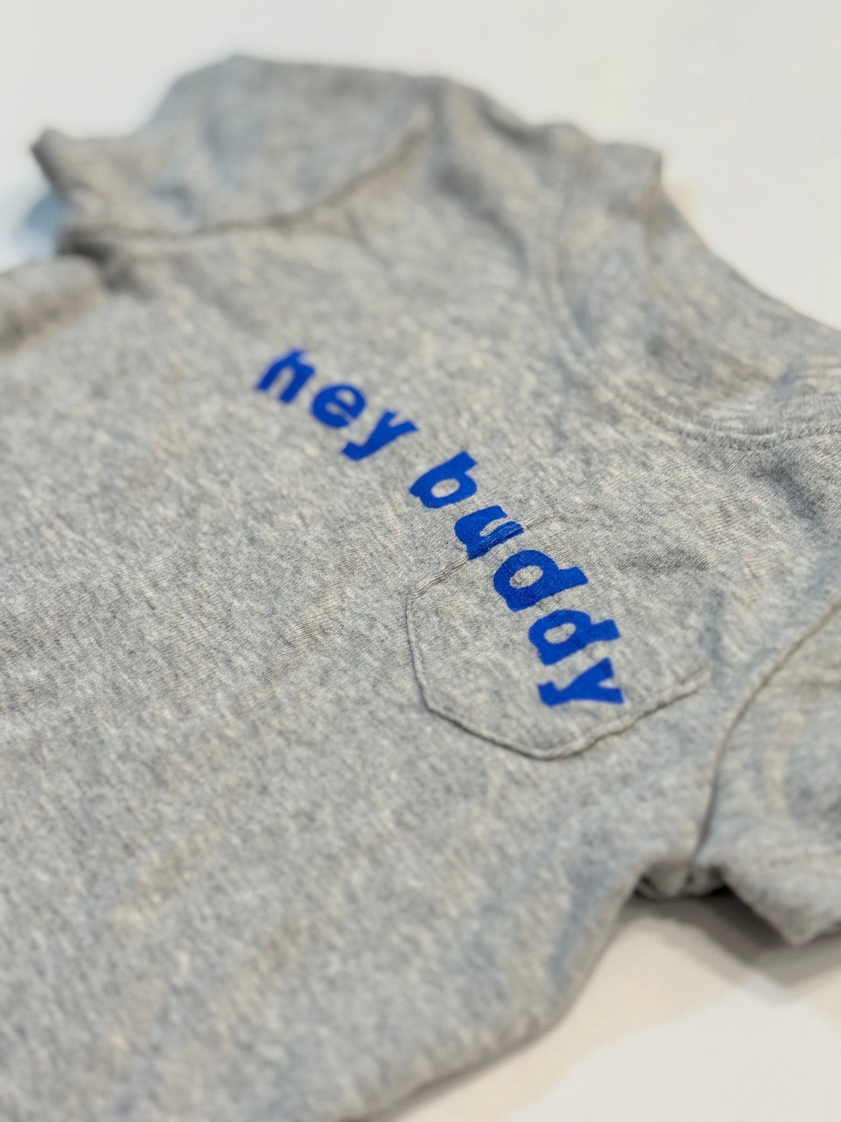 Carter's Hey Buddy Gray Tee 3m