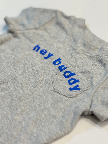 Carter's Hey Buddy Gray Tee 3m