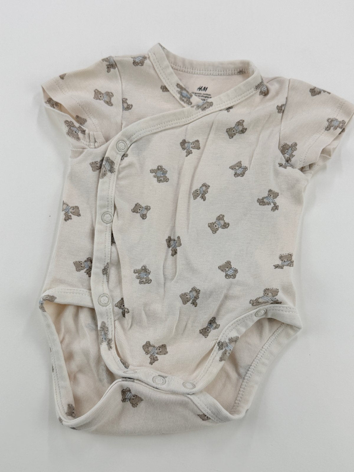 H&M Teddy Bear Print Bodysuit 3M