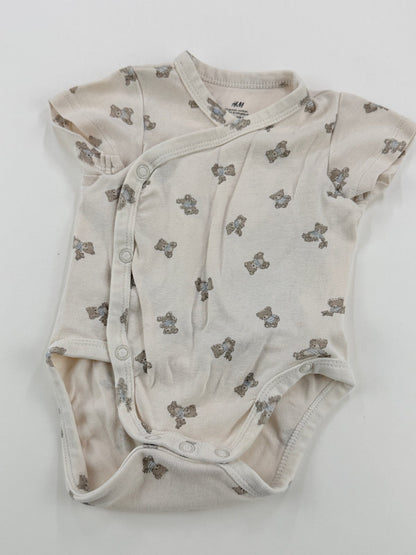 H&M Teddy Bear Print Bodysuit 3M
