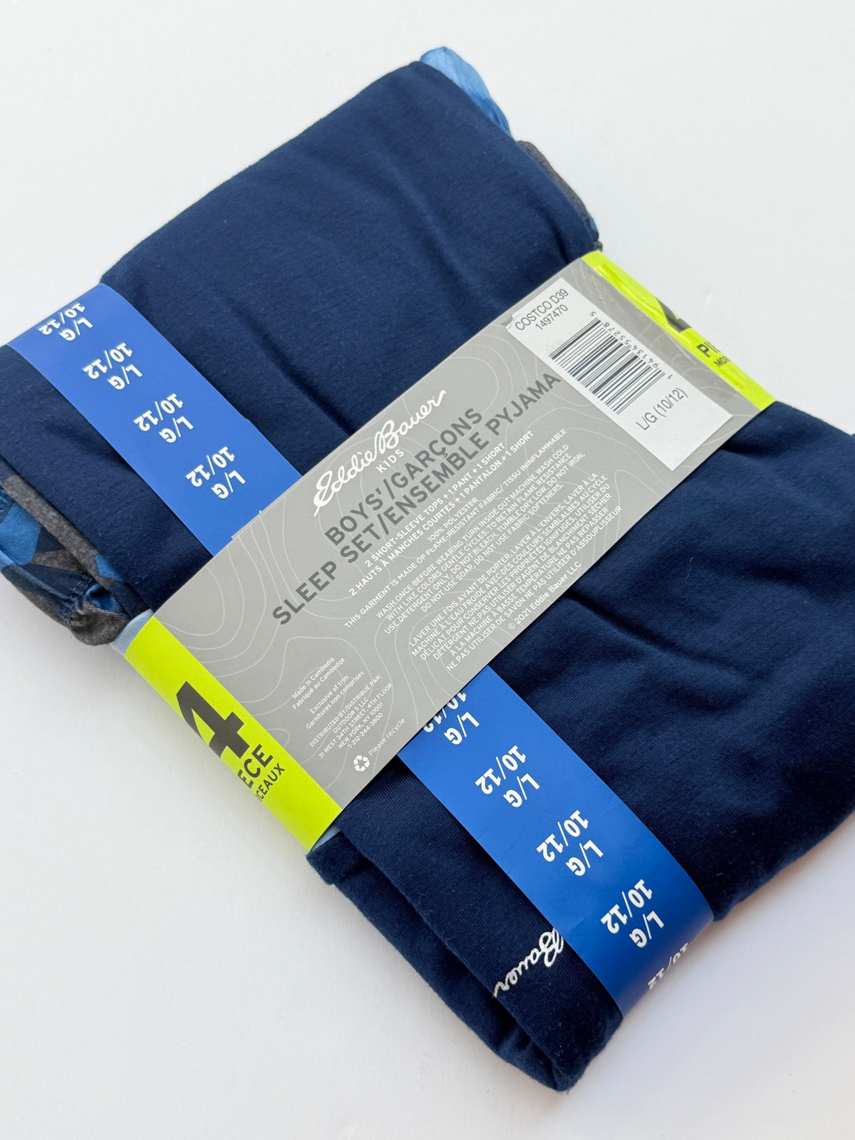 Eddie Bauer Boys Sleep Set Size 10-12Y