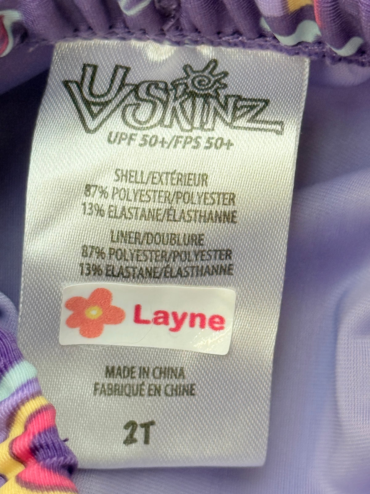 UV Skinz Unicorn Swim Set 2T