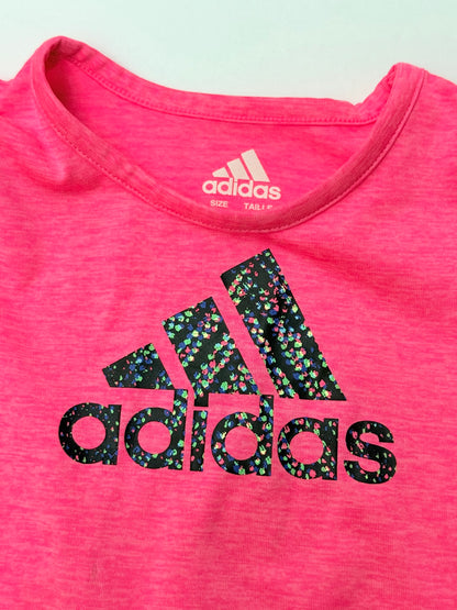 Adidas Pink Mesh Hem T-Shirt 9M