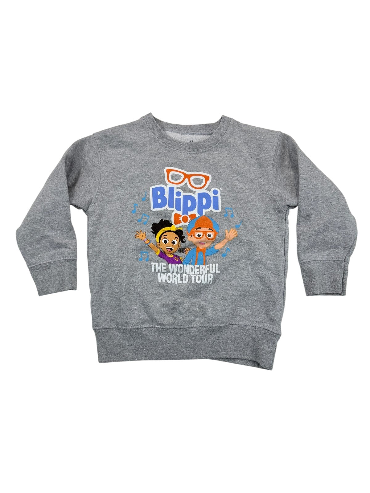 Blippi The Wonderful World Tour Sweatshirt 4T