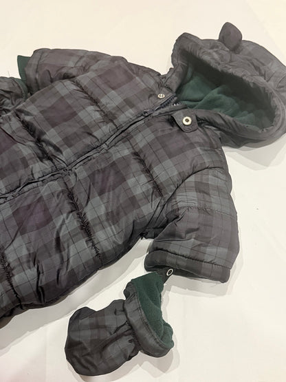 Children's Place Plaid Snowsuit 0-3M