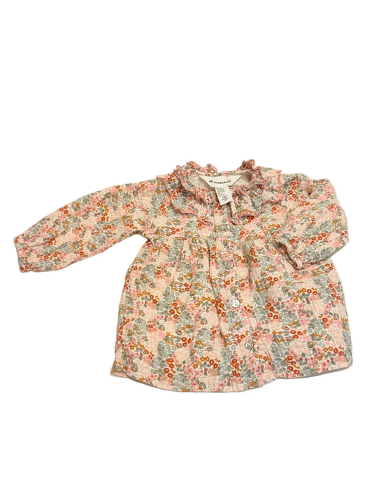 H&M Adorables Floral Ruffle Dress 9-12M