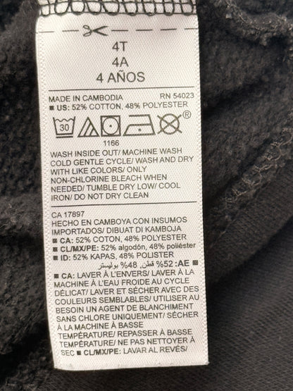 Old Navy Black Zip-Up Hoodie 4T