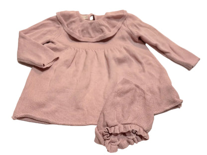 Gocco Pink Knit Dress 12-18m