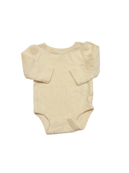 Carter's Cream Long Sleeve Bodysuit Newborn