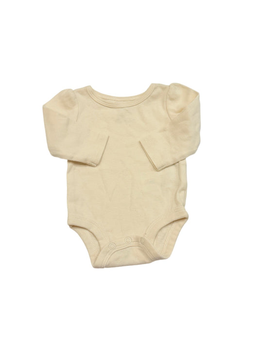 Carter's Cream Long Sleeve Bodysuit Newborn