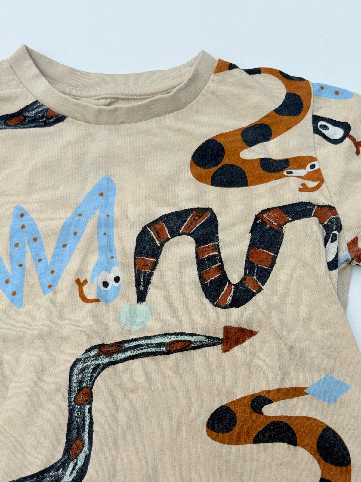 H&M Snake Print T-Shirt Size 2-4