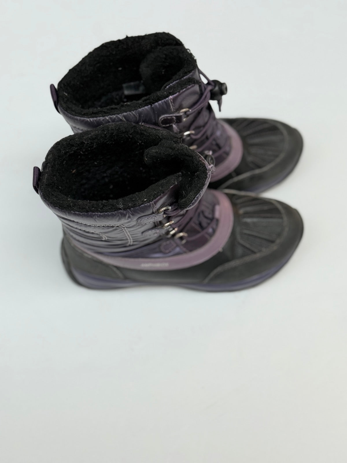 Geox Amphibiox Purple Snow Boots Toddler 1