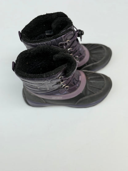 Geox Amphibiox Purple Snow Boots Toddler 1