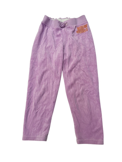 Juicy Couture Purple Velour Sweatpants Size 6