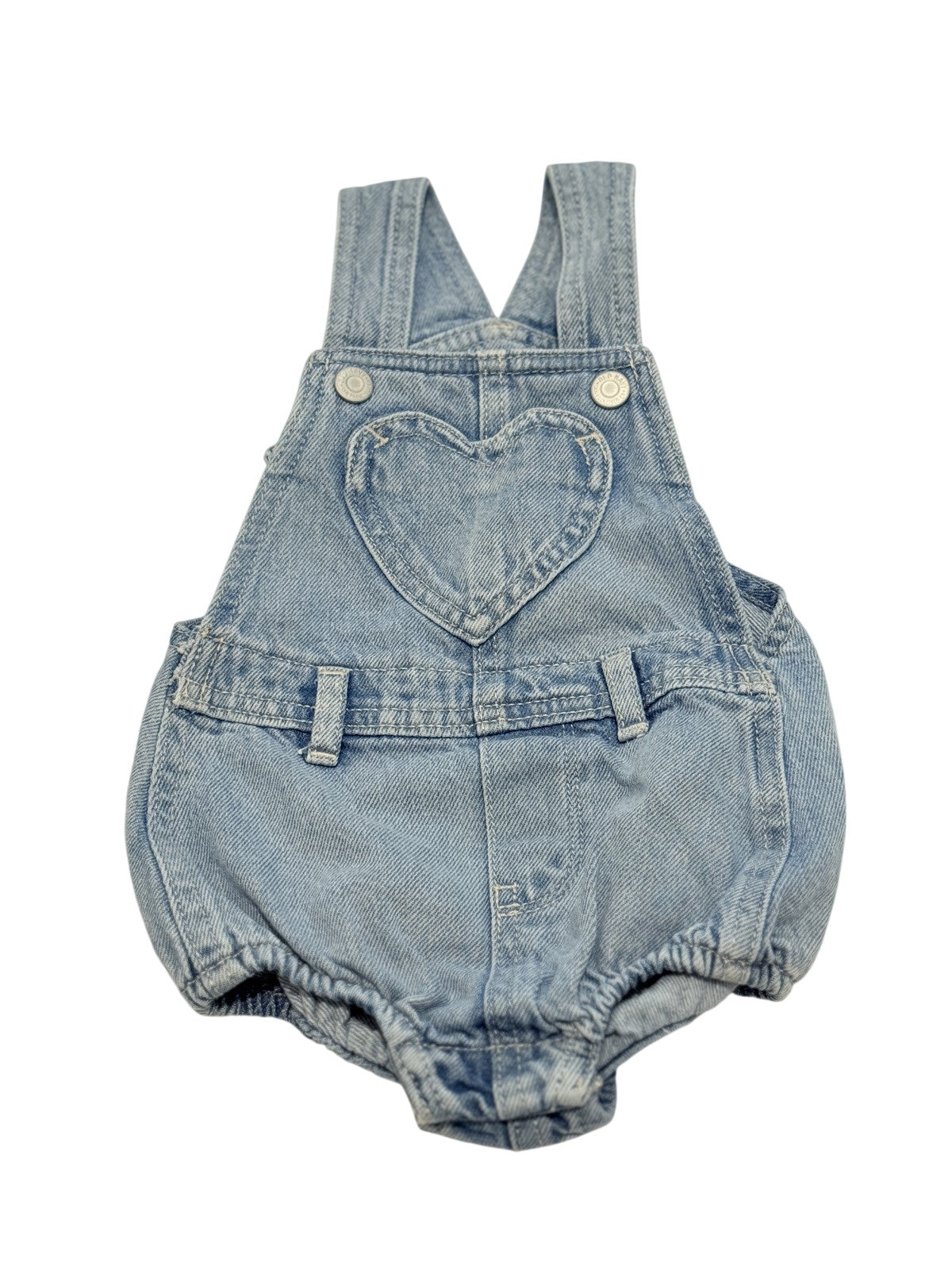 Old Navy Denim Overall Romper 12-18M