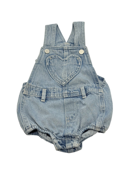 Old Navy Denim Overall Romper 12-18M