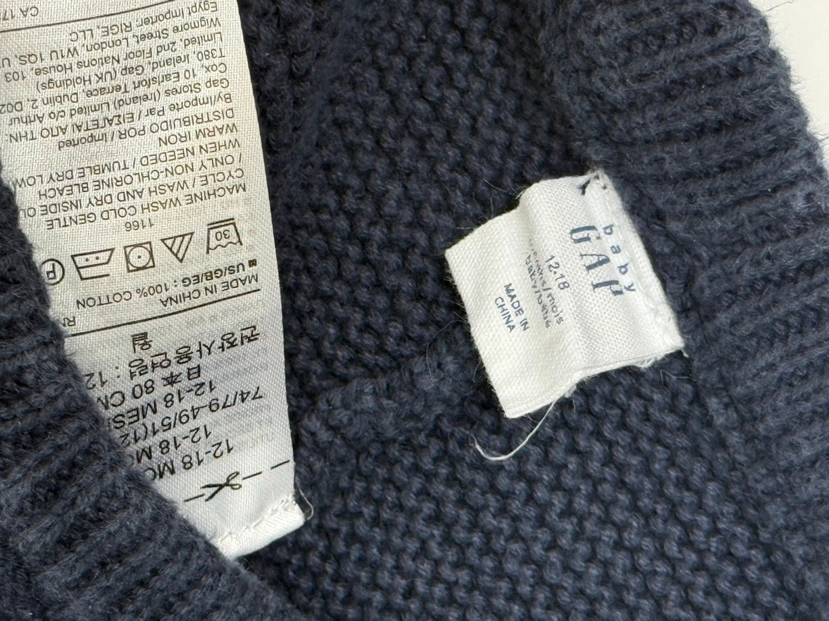 Baby Gap Navy Knit Pants 12-18M