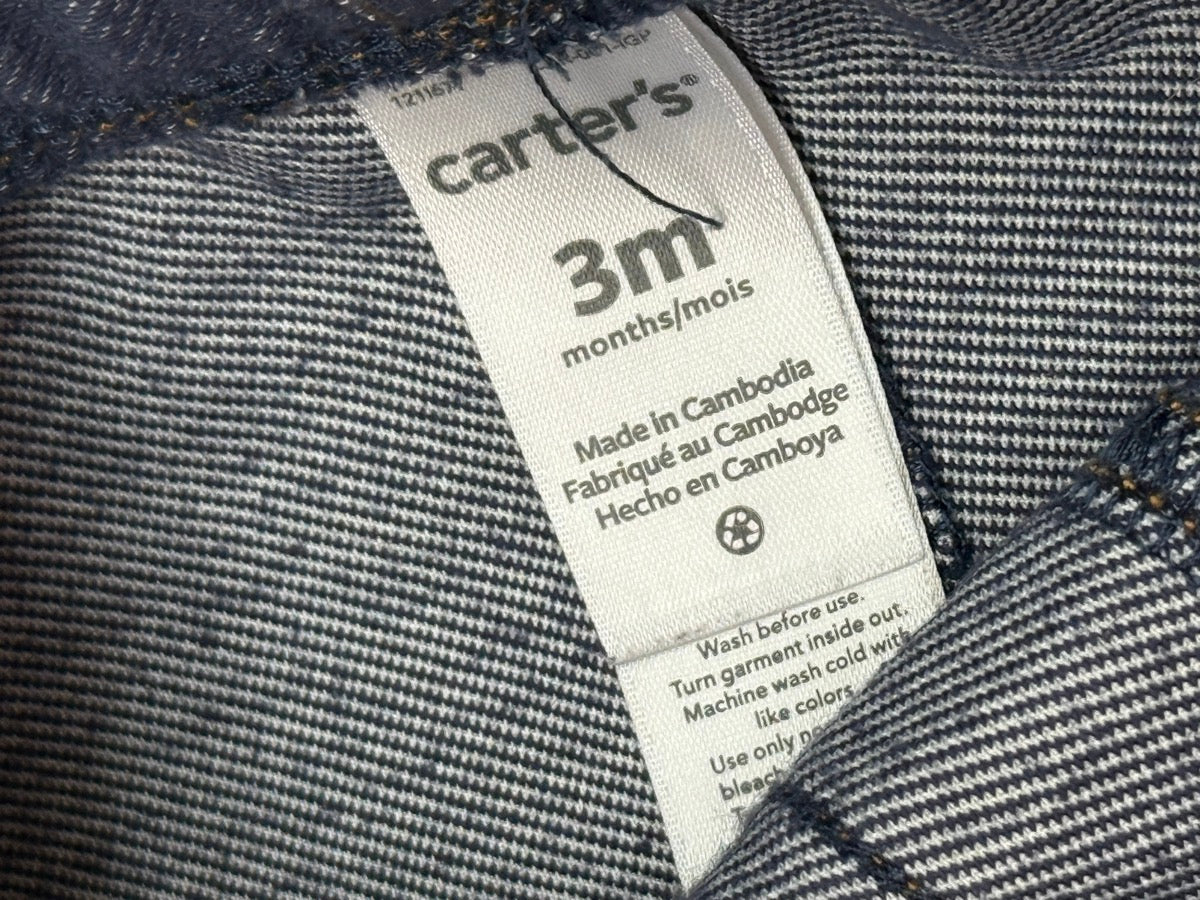 Carter's Dark Wash Denim Jeggings 3m