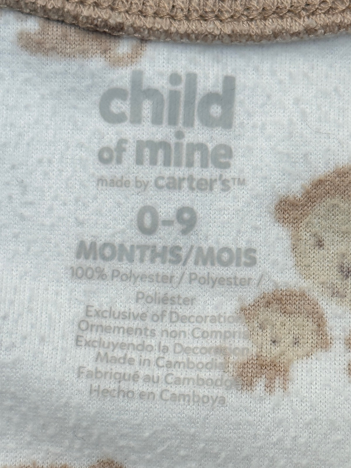 Child of Mine Monkey Sleep Sack 0-9M