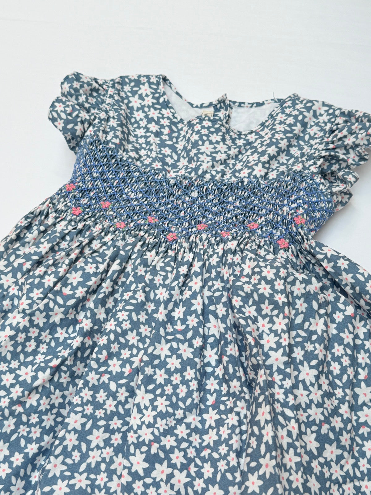 Minnie Minors Smocked Floral Dress 7/8