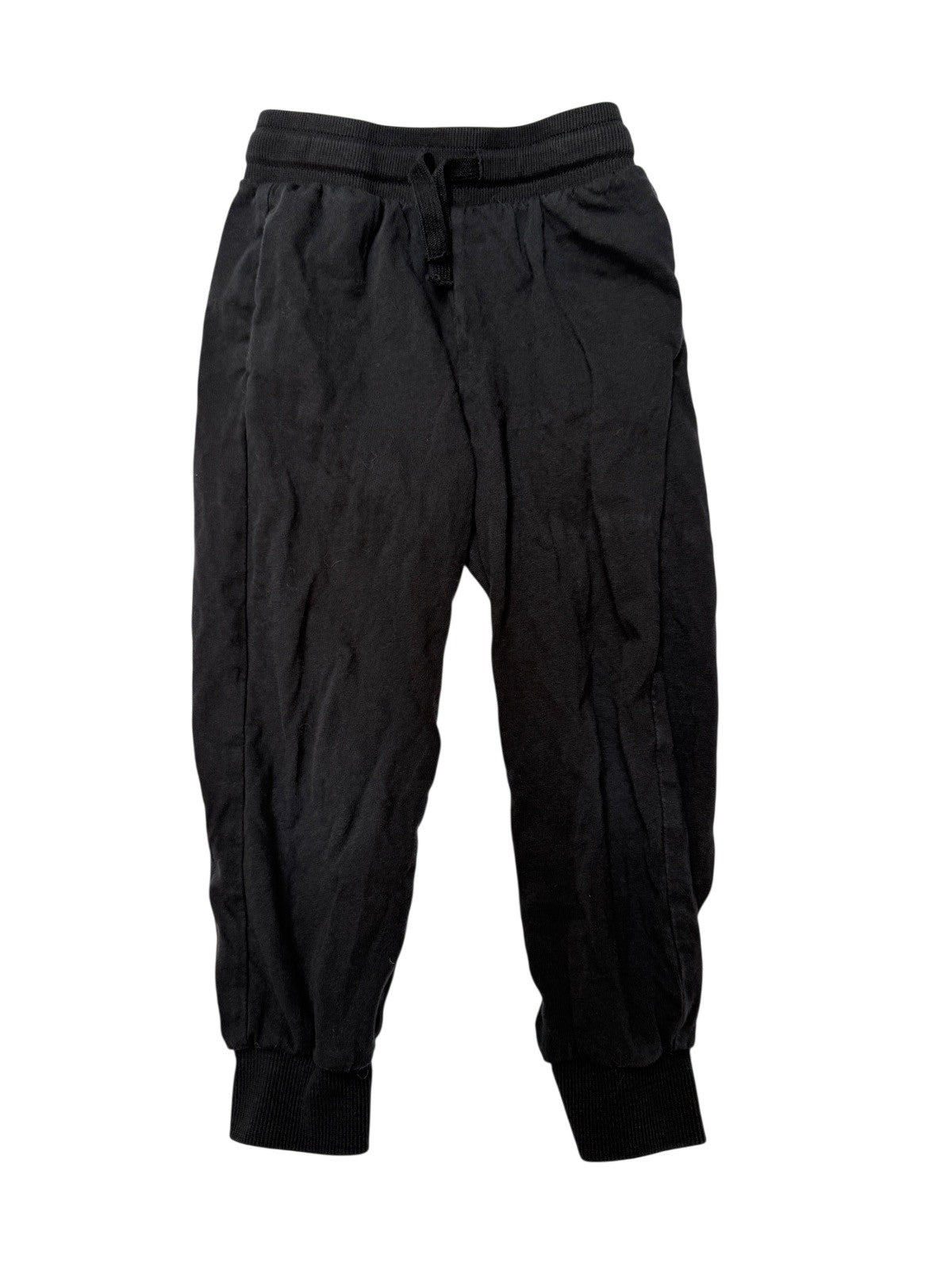 H&M Black Cotton Joggers Size 3-4Y
