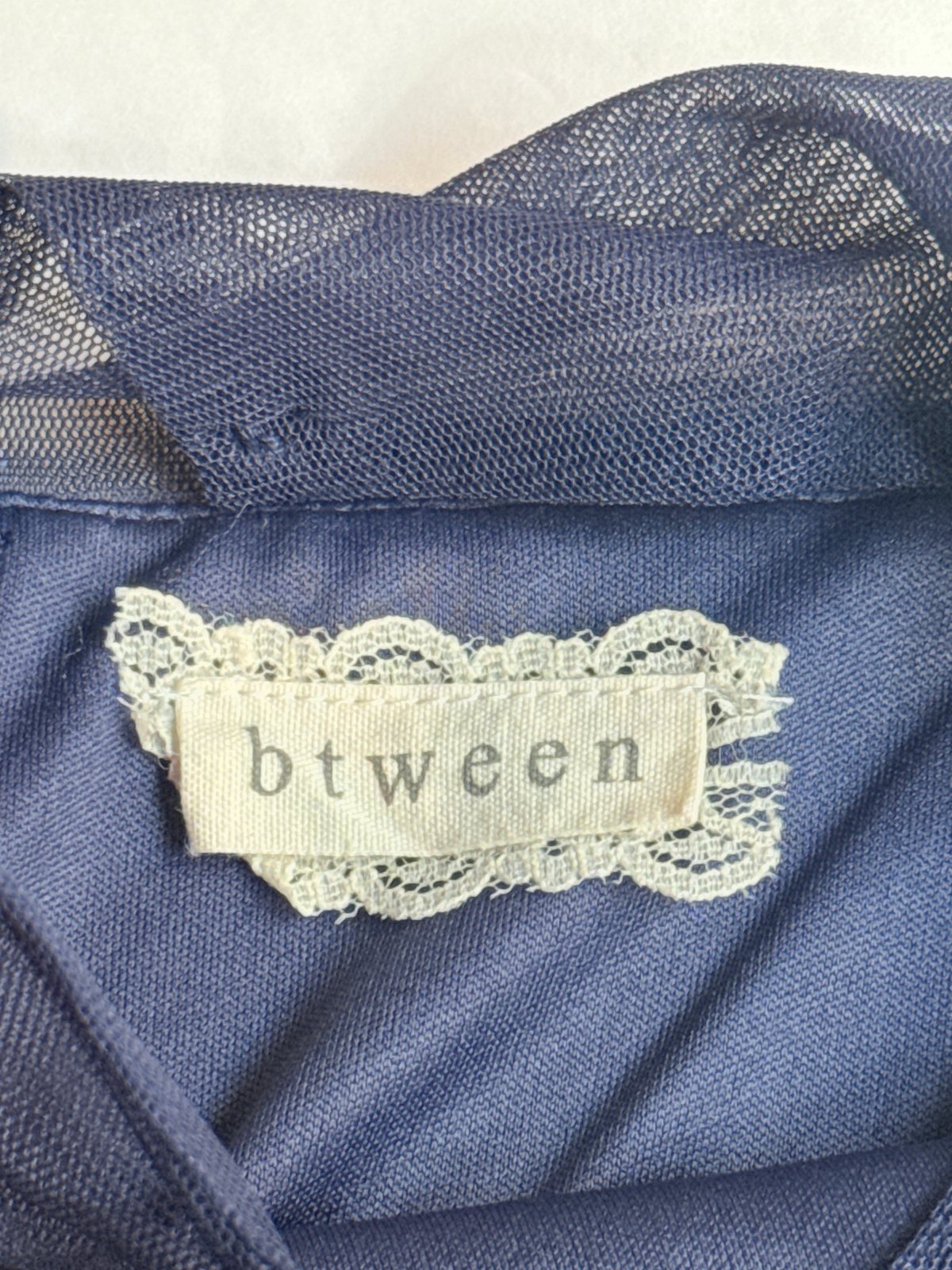 btween Navy Sequin Hi-Low Dress Size 10