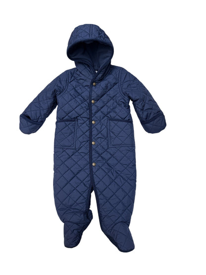 Ralph Lauren Navy Quilted Snowsuit 9M