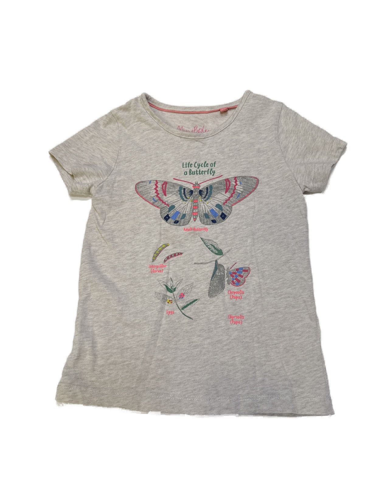 Mini Boden Butterfly Life Cycle T-Shirt 5-6y
