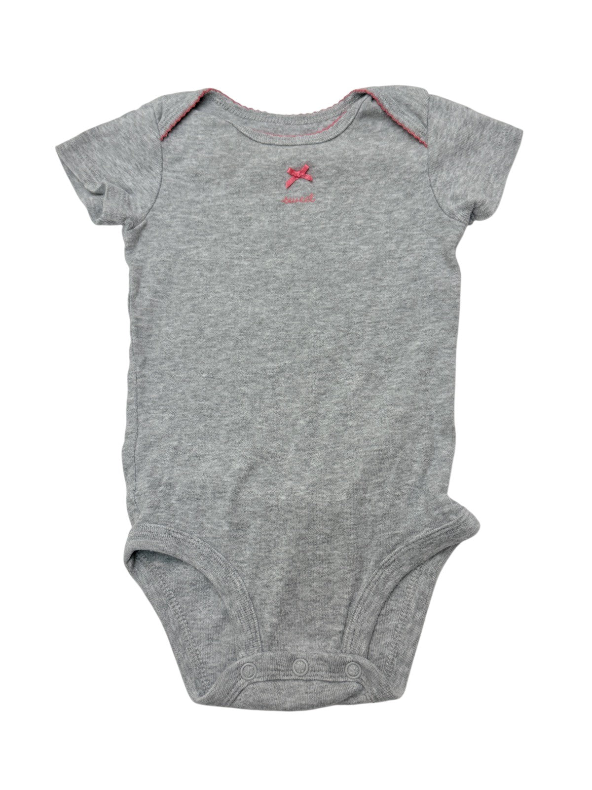 Carter's Grey Sweet Bodysuit 6M