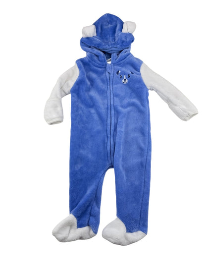 Mick Mack Ltd Blue Fleece Sleeper 6/9M