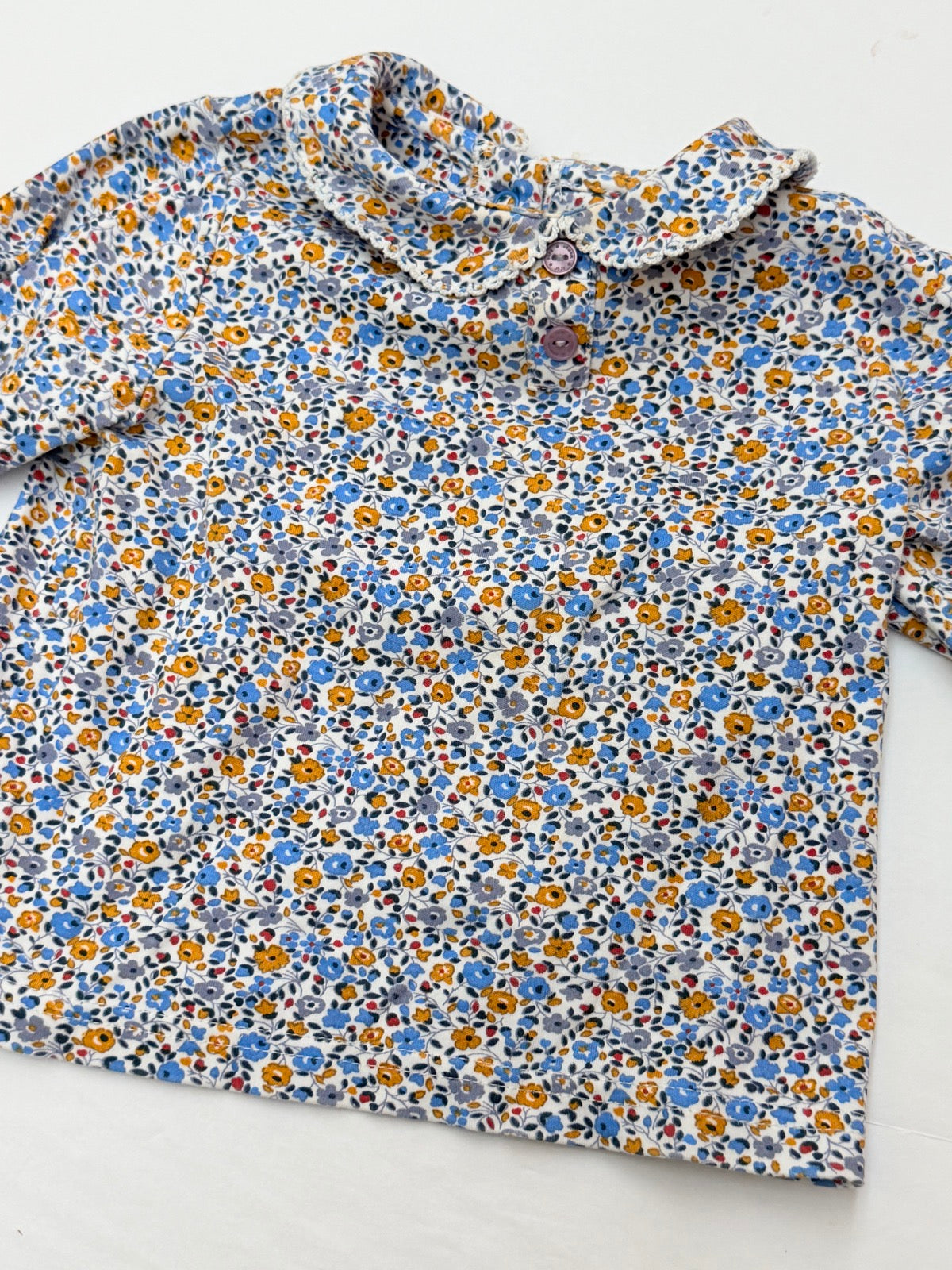 JoJo Maman Bébé Floral Blouse 18-24M