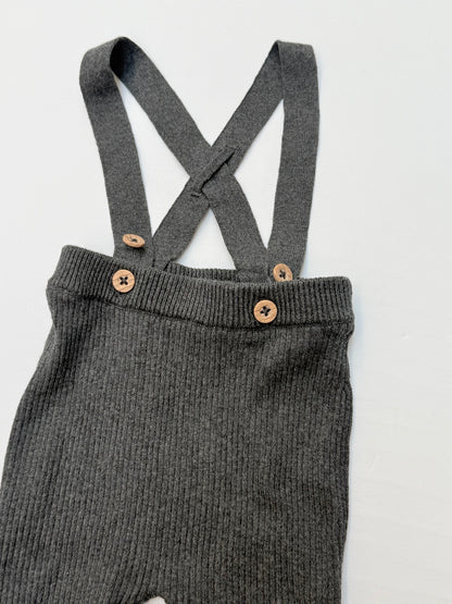 Carter's Ribbed Suspender Overalls 3M