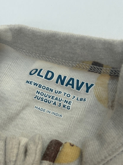 Old Navy Bee Print Sleeper Newborn