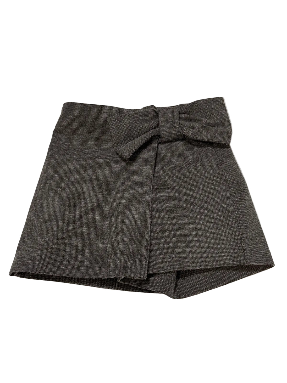 Zara Gray Wrap Bow Skort Size 6