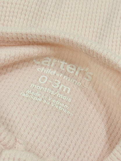 Carter's Child of Mine Pink Sleeper 0-3M