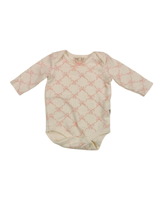 Rabbit + Bear Pink Bow Bodysuit 0-3M