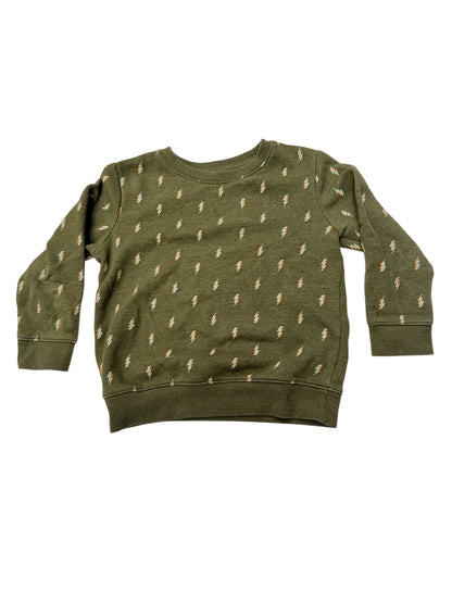 Cat & Jack Lightning Bolt Sweatshirt Size 4T