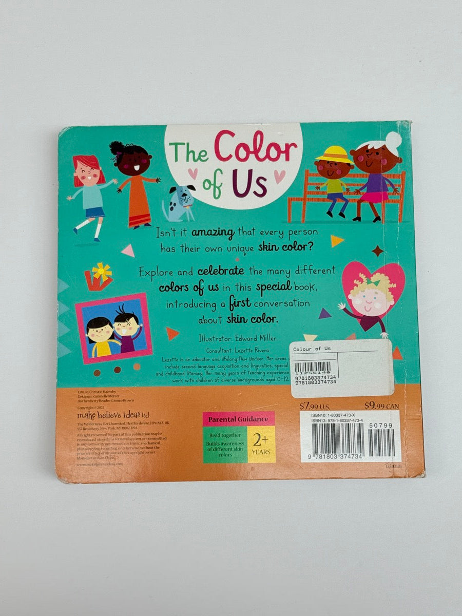 The Color of Us Board Book