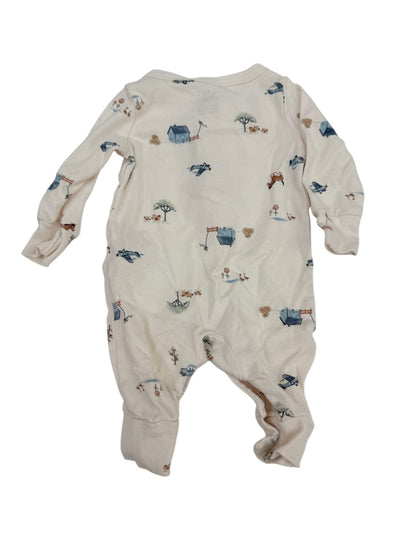 Carter's Farm Print Footed Sleeper Newborn