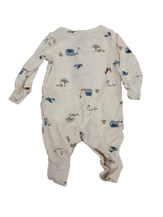 Carter's Farm Print Footed Sleeper Newborn