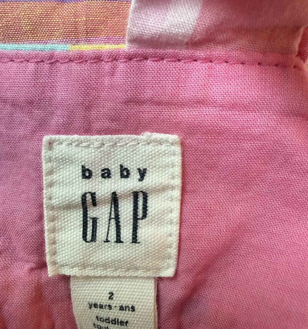 Baby Gap Plaid Sundress 2T