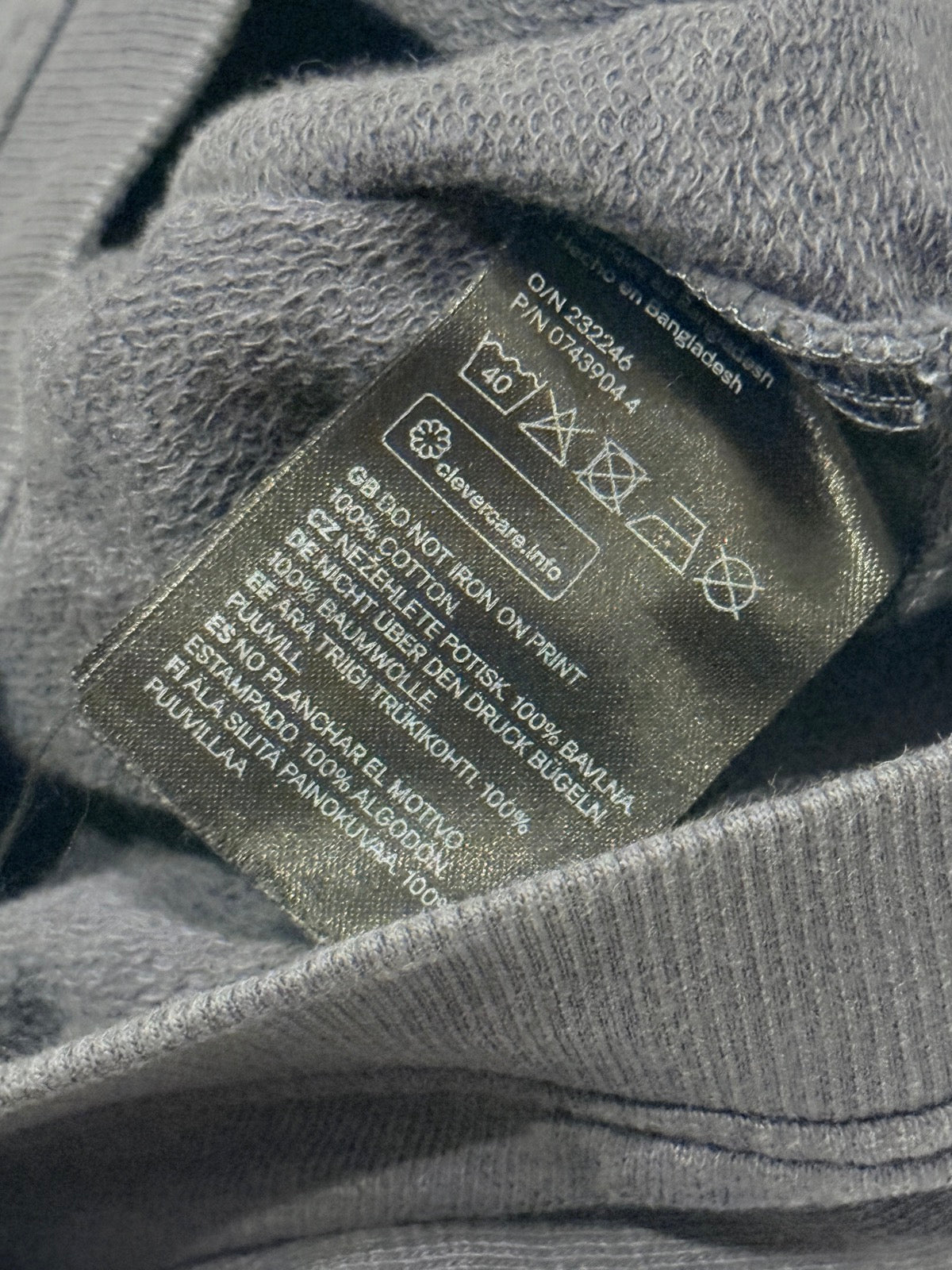 H&M Dreamers United Sweatshirt 9-12M