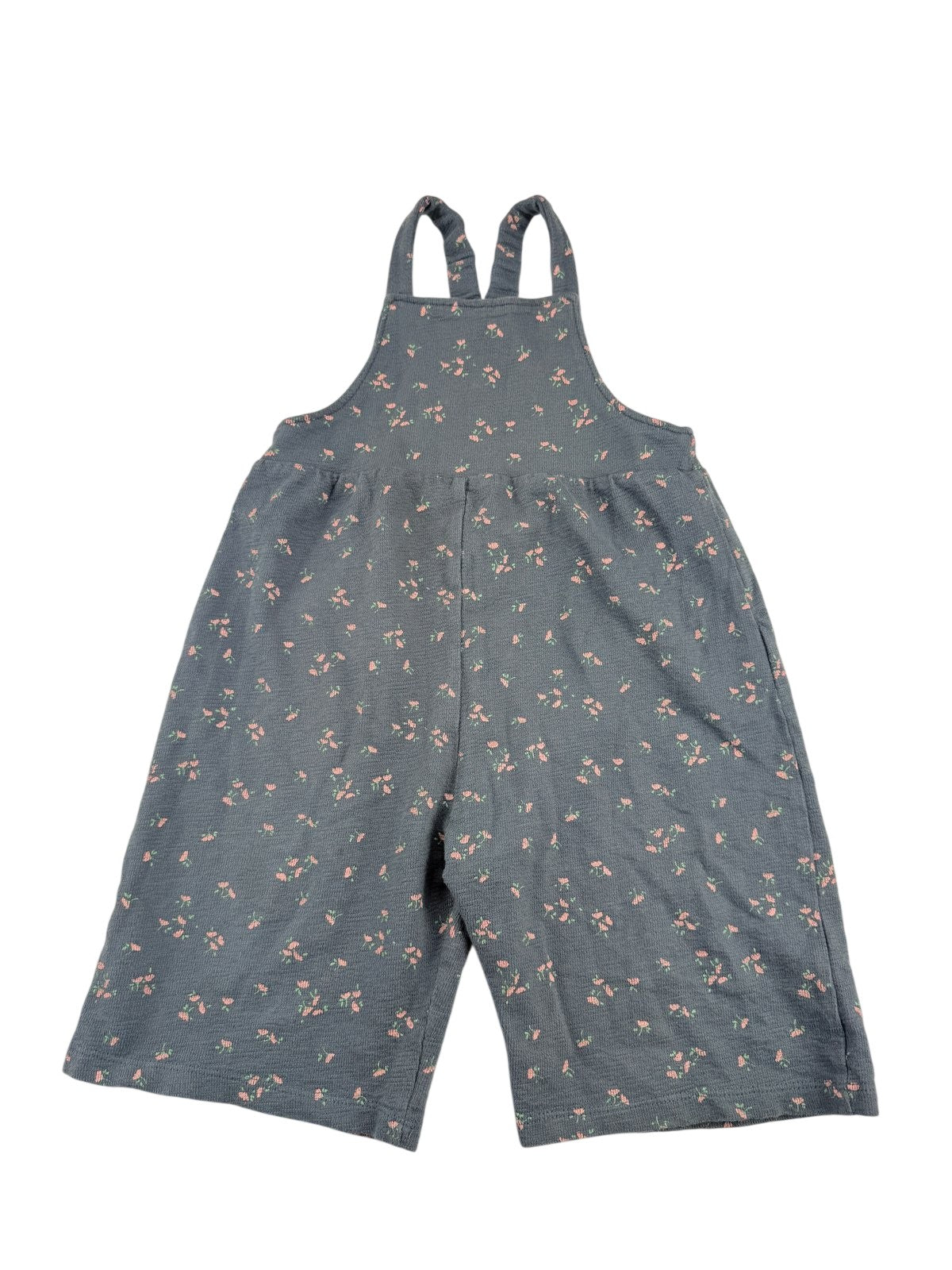 Zara Floral Gray Overalls Size 12-18M