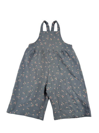 Zara Floral Gray Overalls Size 12-18M