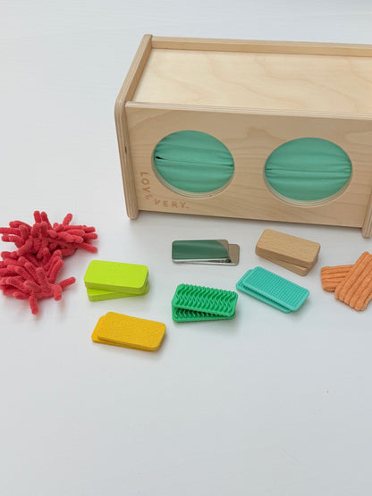 Lovevery Large Feely Box Texture Tiles Sensory Set