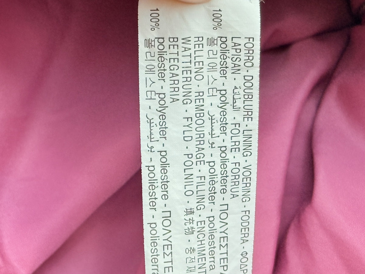 Zara Pink Puffer Bomber Jacket 18-24M